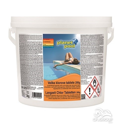 PP - Tableta të mëdha klori 3 kg
